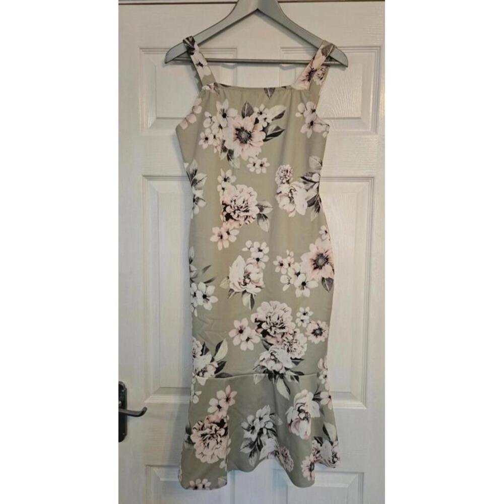 Green floral dress size 16 from PLT